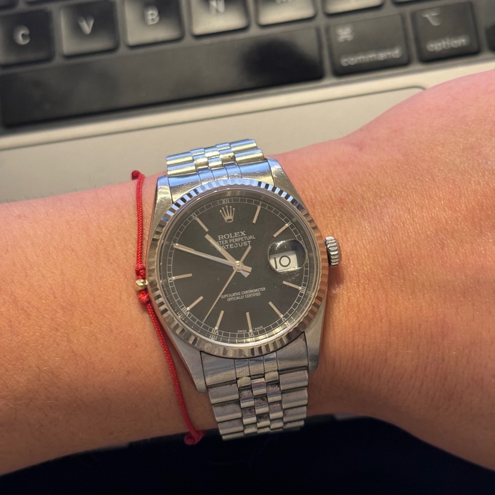 Rolex 16234 datejust 36mm 18k/ss. Full box and papers. Original owner.